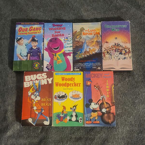 90s vhs Lot 7 good Titles